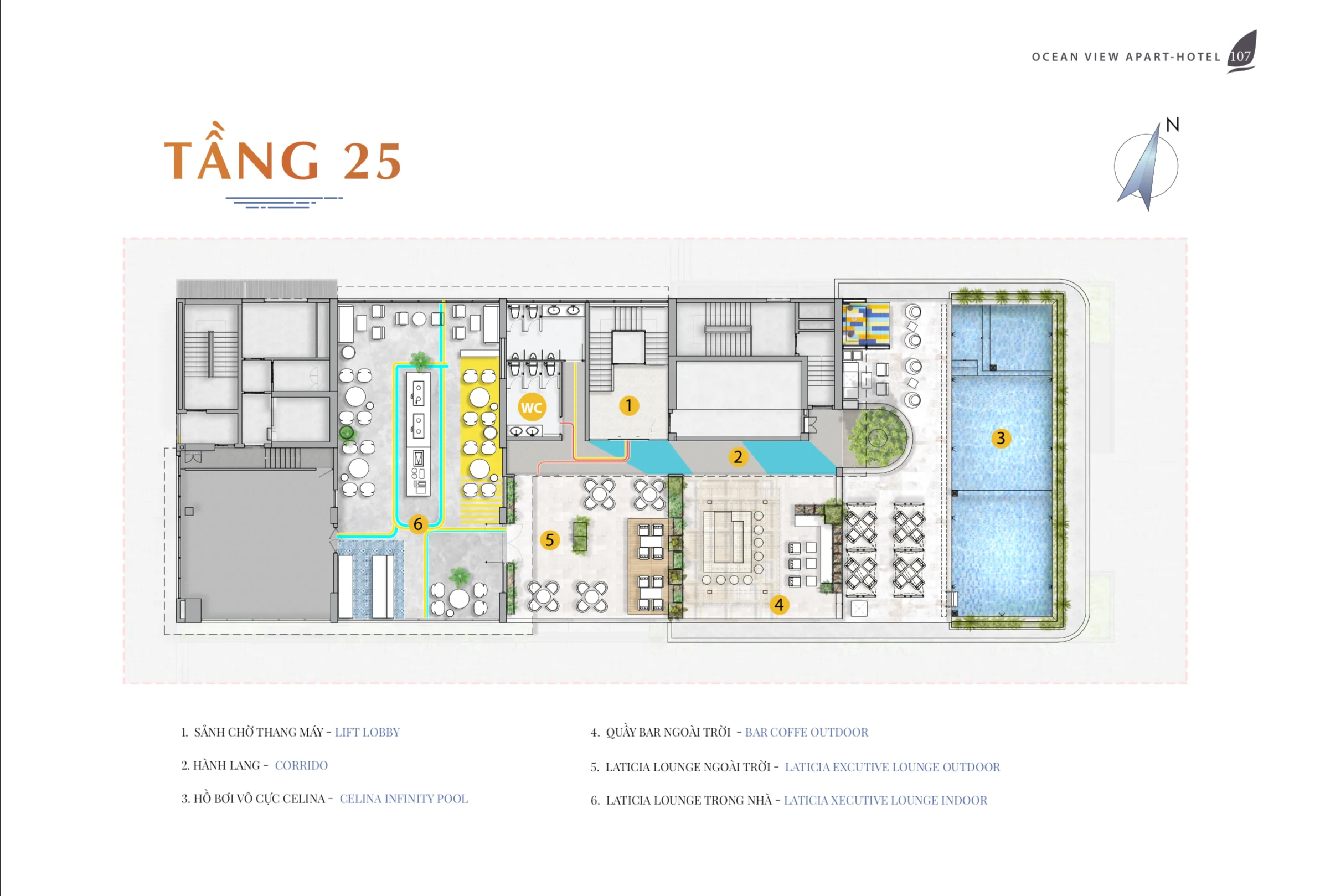 Beachfront one bedroom condo for sale in Felicia Danang Located in Felicia Danang Beachfront Holiday Condos, the newest Co-living