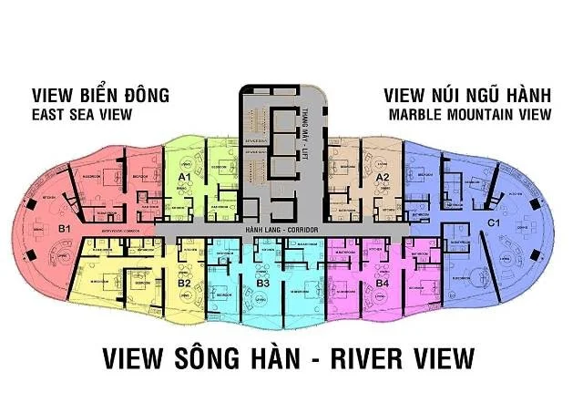 2 BEDROOM APARTMENT AZURA BUILDING FOR SALE IN DA NANG