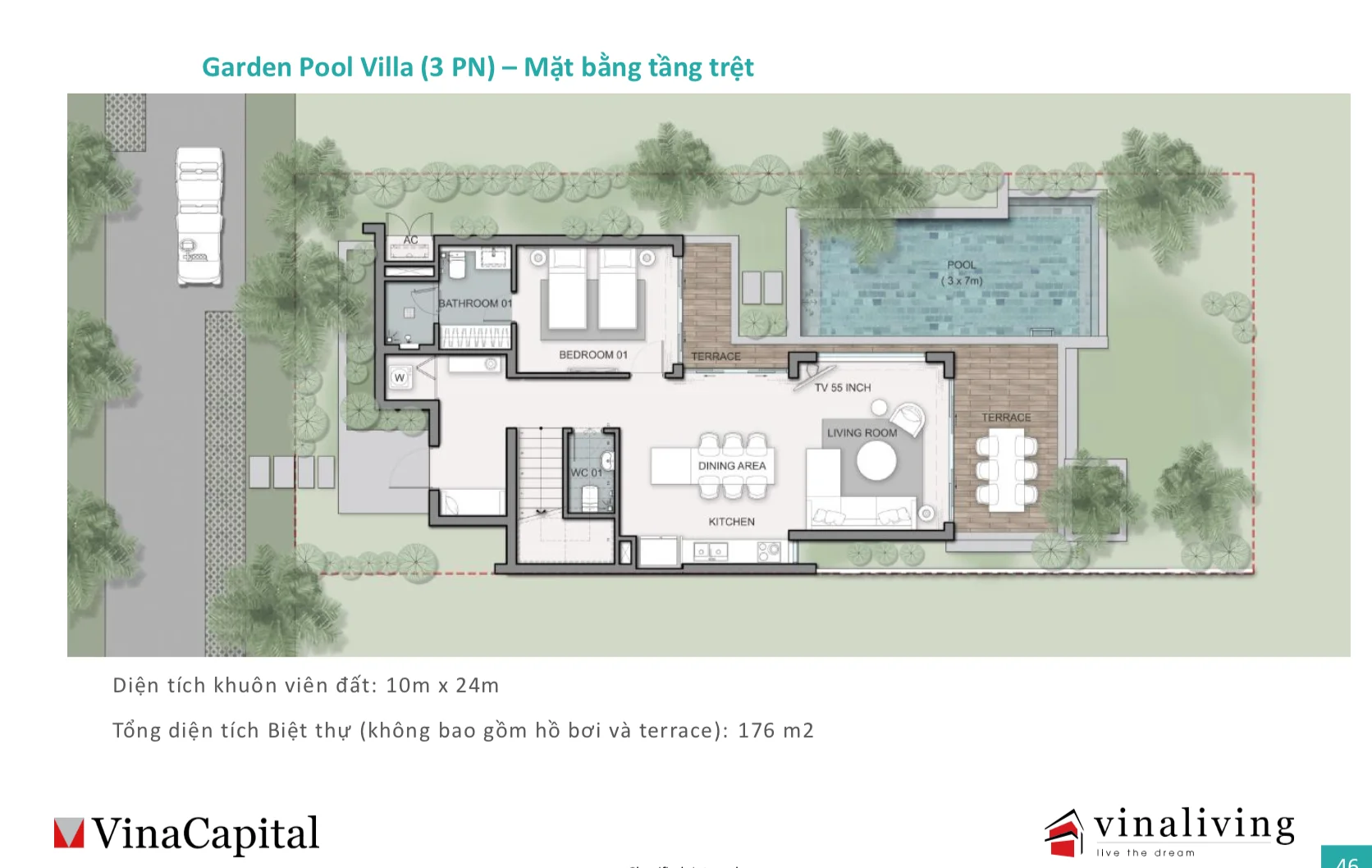 3bdr Garden Pool Villa for Sale in Maia Quy Nhon