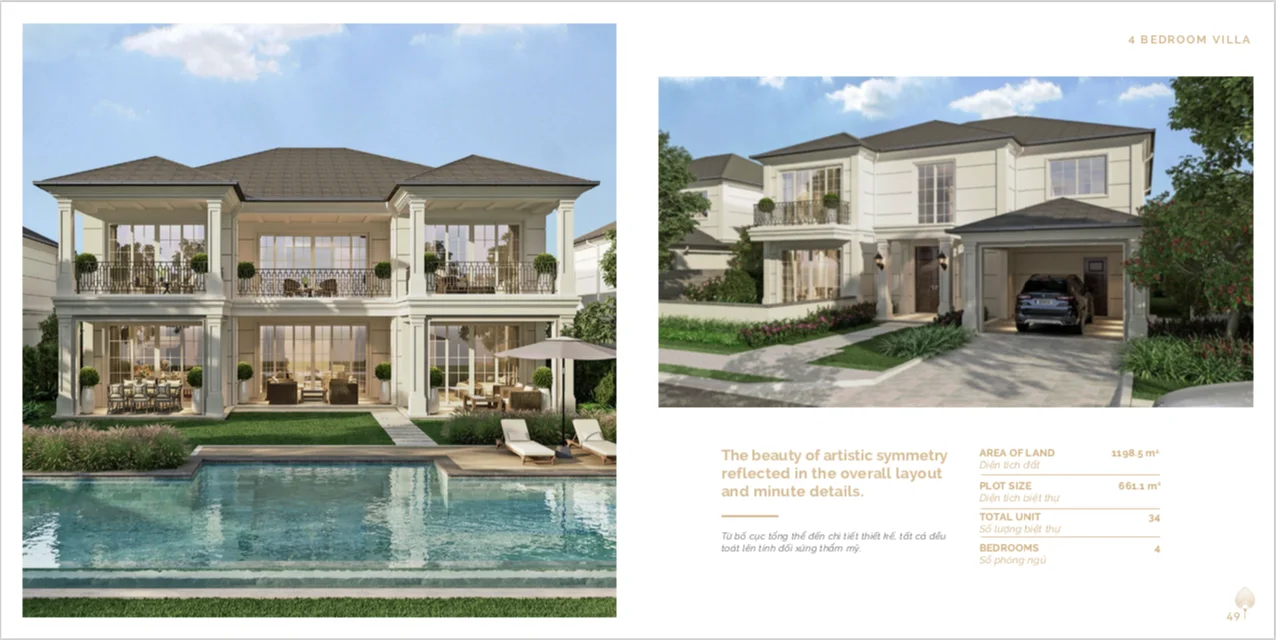 4 bedroom villa for Sale in Hoiana Shores Golf Villa project