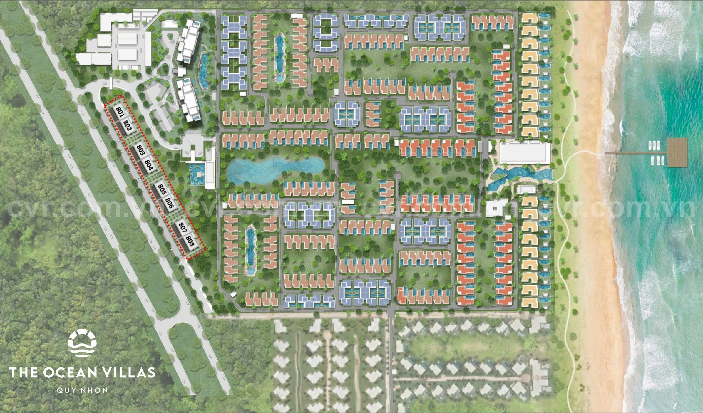 The Ocean Avenue shophouse for Sale in The Ocean Villas Quy Nhon