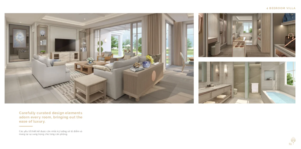 4 bedroom villa for Sale in Hoiana Shores Golf Villa project