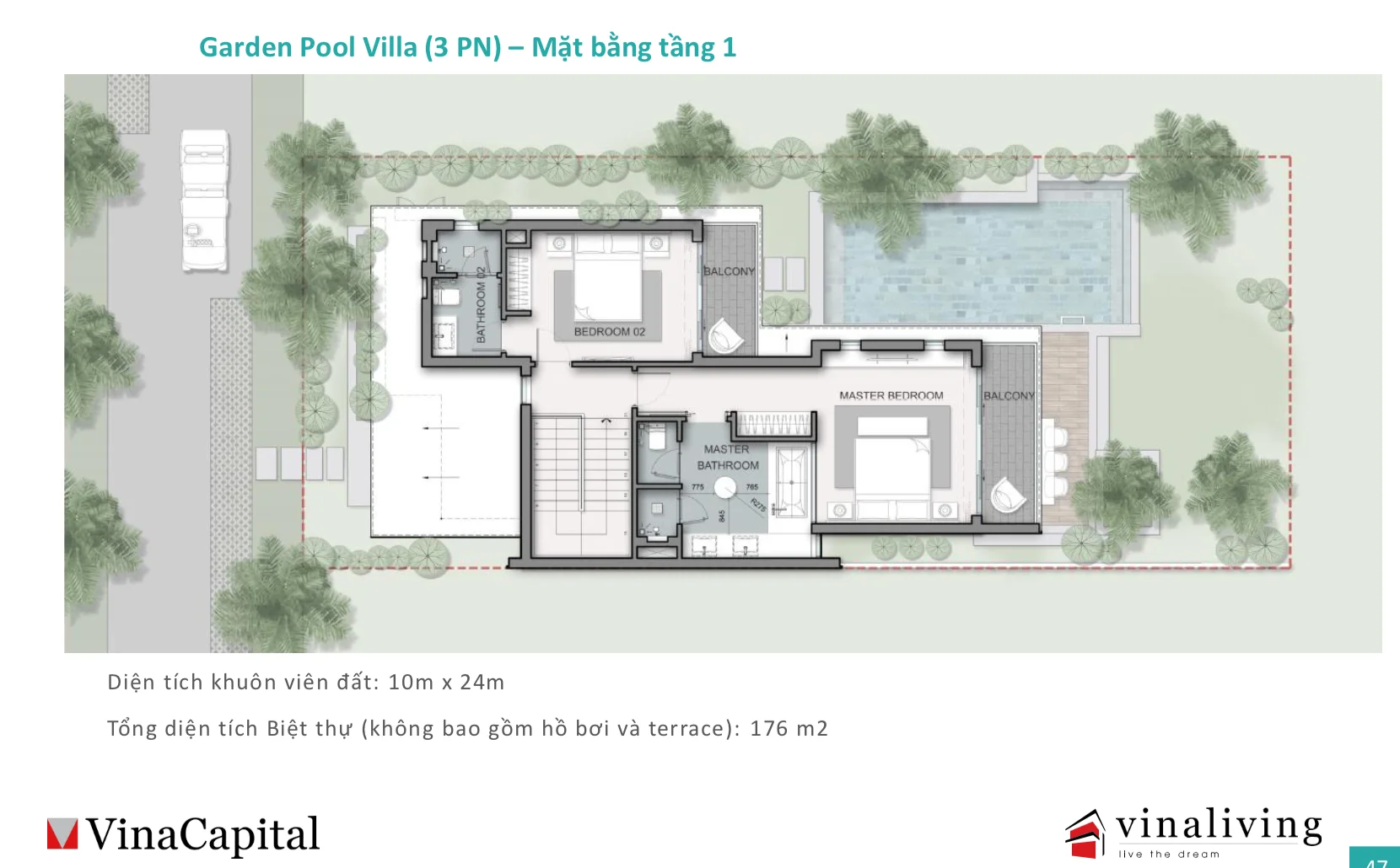 3bdr Garden Pool Villa for Sale in Maia Quy Nhon