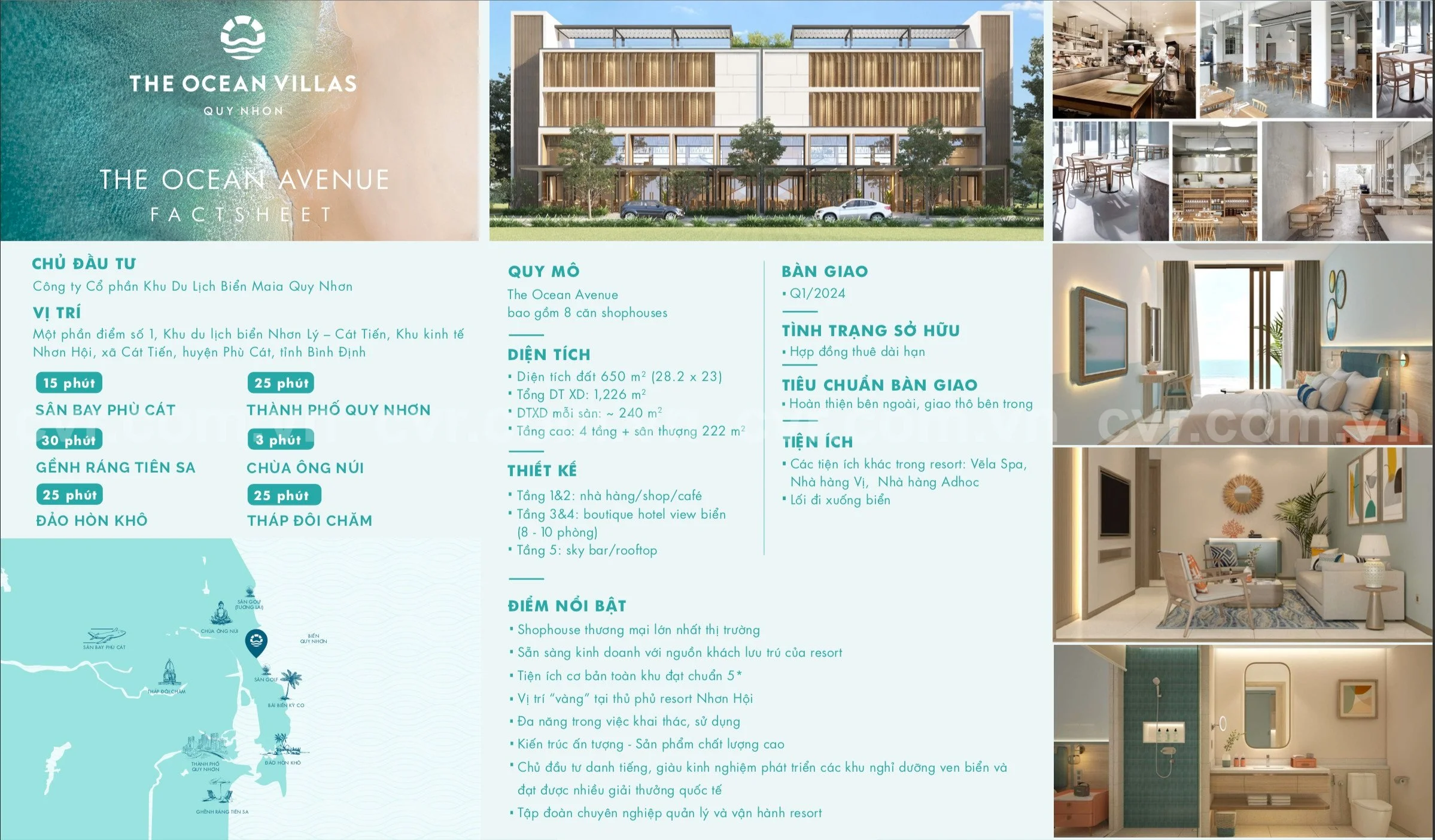 The Ocean Avenue shophouse for Sale in The Ocean Villas Quy Nhon