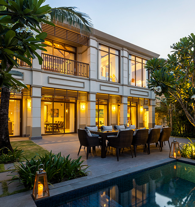 Beachfront 5 Bedroom Villa for Sale in Fusion Beach Resort Danang