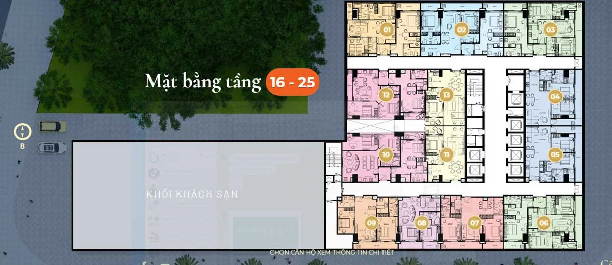 2bdr apartment for Sale in The 6Nature project in Da Nang