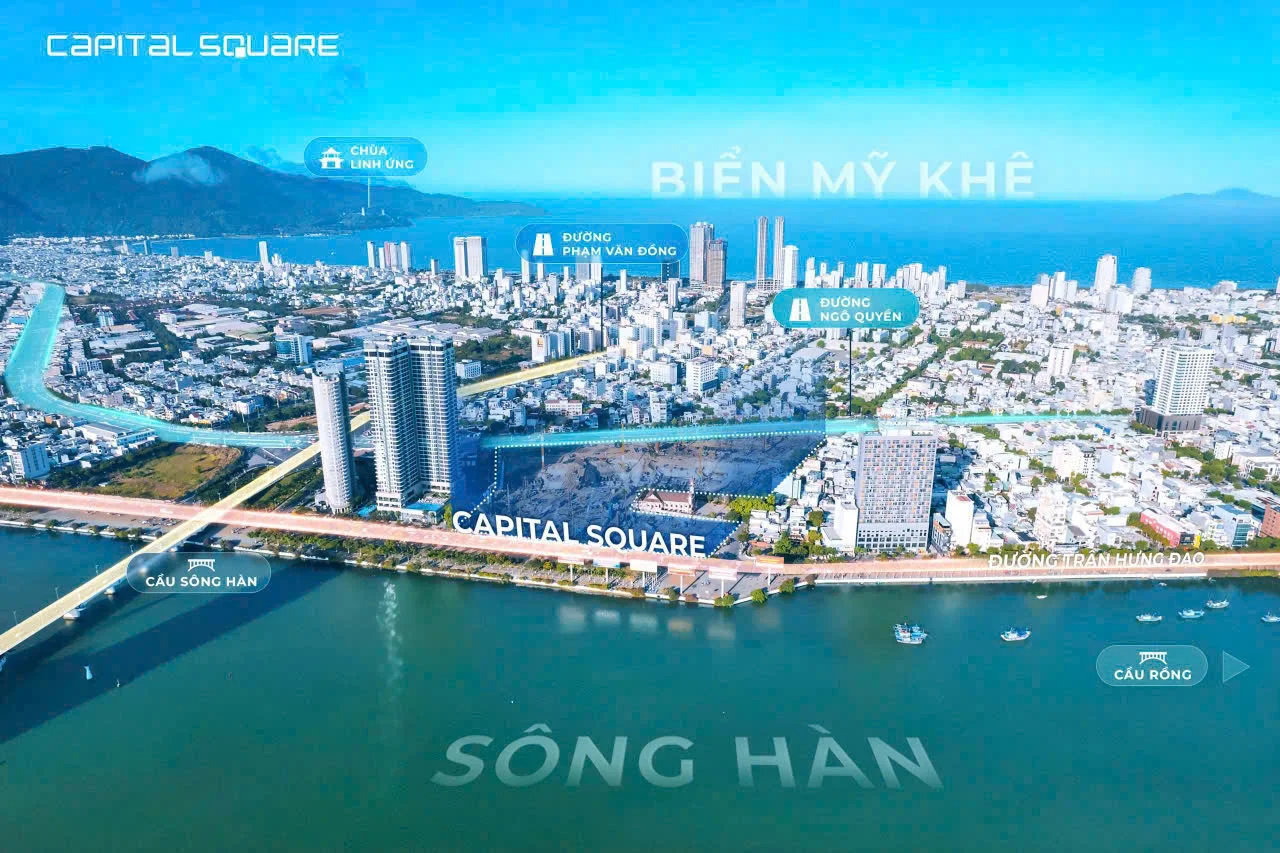 A 2-bedroom apartment at Capital Square Da Nang offers 77.8 m² of flexible luxury living with premium finishes, sea views, and smart investment perks. Size: 77.8 m² of well-planned living space. Layout: Includes 2 bedrooms, 2 bathrooms, and 1 multi-functional room that can serve as a home office, guest room, or creative studio