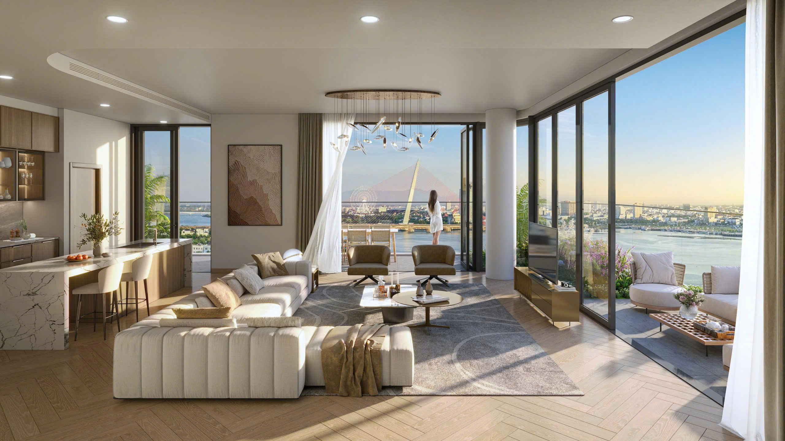 3 bedroom apartment for sale at The Legend City Da Nang