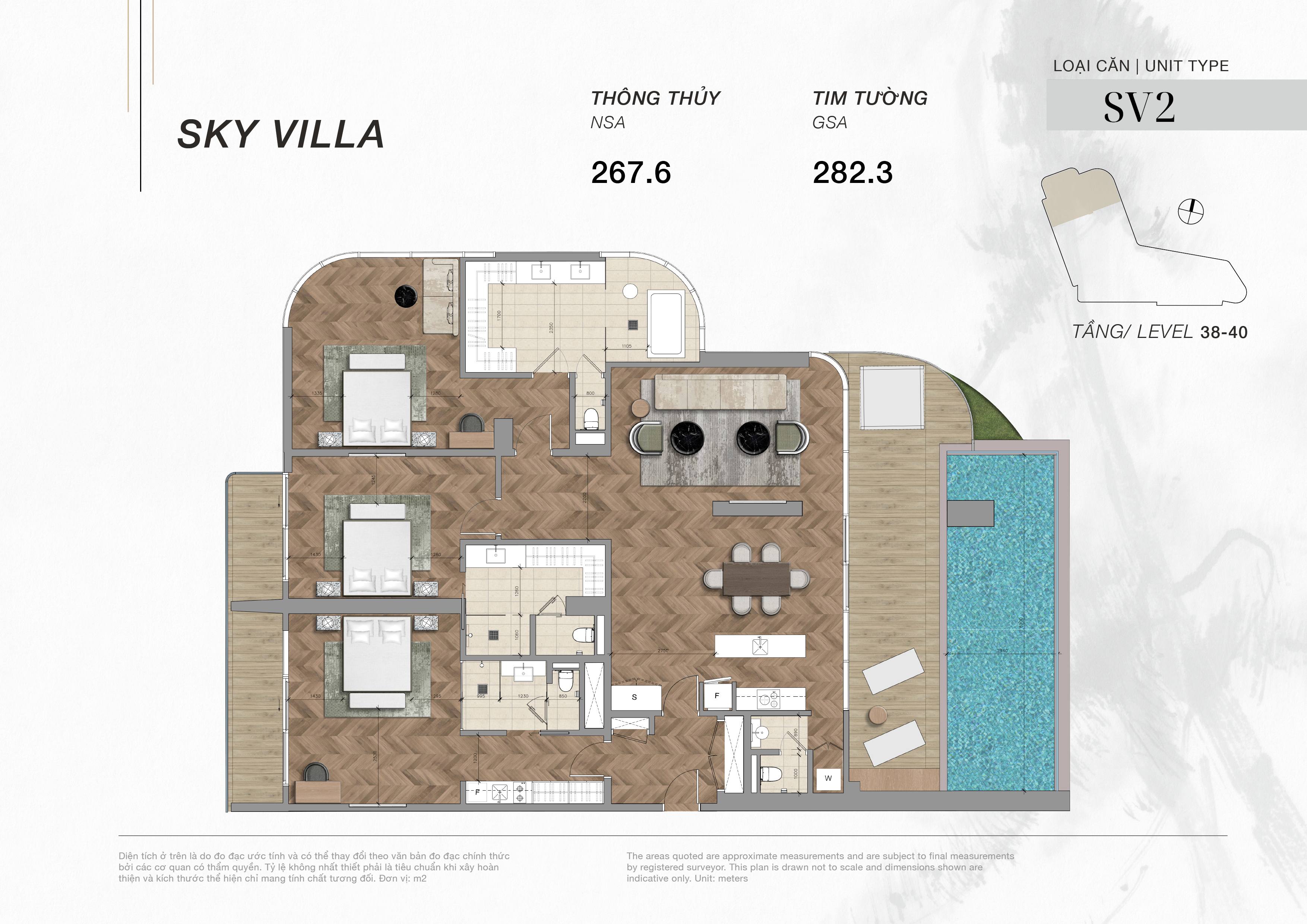 Sky villa for sale at Nobu Residences Da Nang