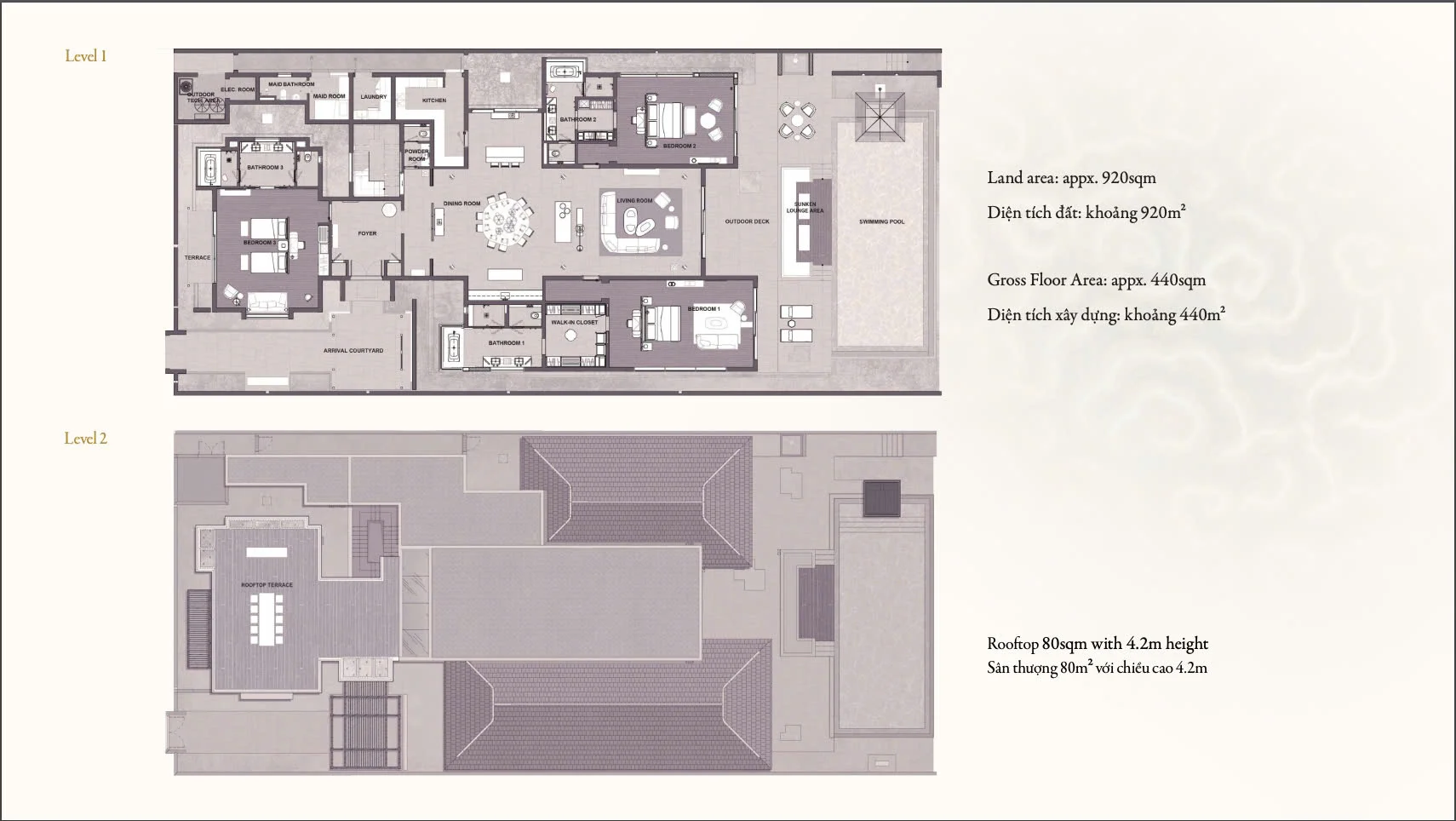 Ocean View 3 Bedroom Villa For Sale in Mandarin Oriental Da Nang