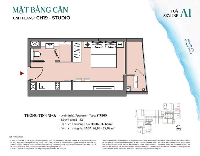 Studio Apartment For Sale In Wyndham Soleil Da Nang