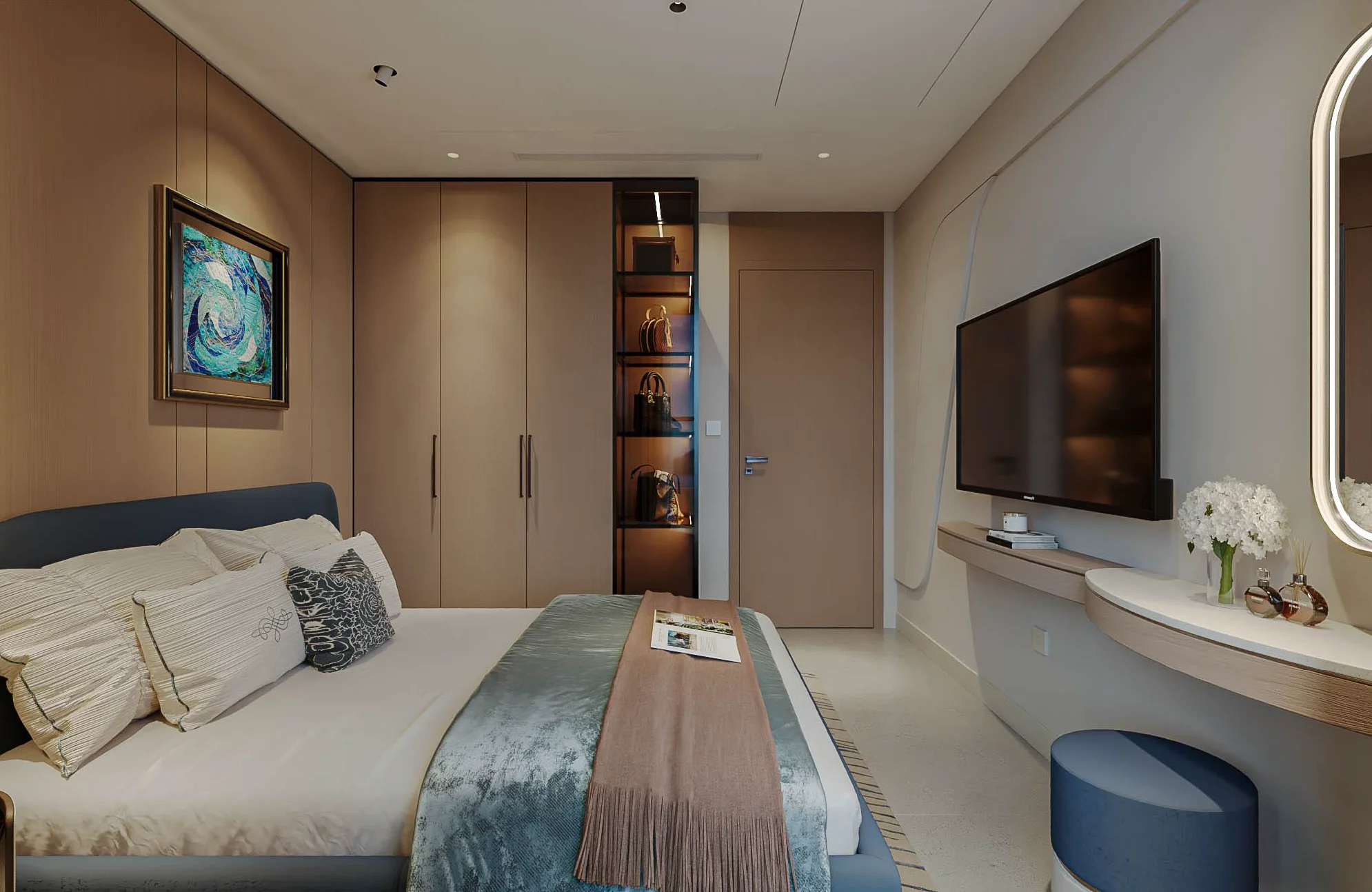 2 Bedroom for Sale at The Meridian project. 2 bedroom type at The Meridian is suitable for a family with size from 70sqm. The apartment has a big living room and an open kitchen. Beside, the apartment is also suitable for rent which bring a stable caashflow for owners