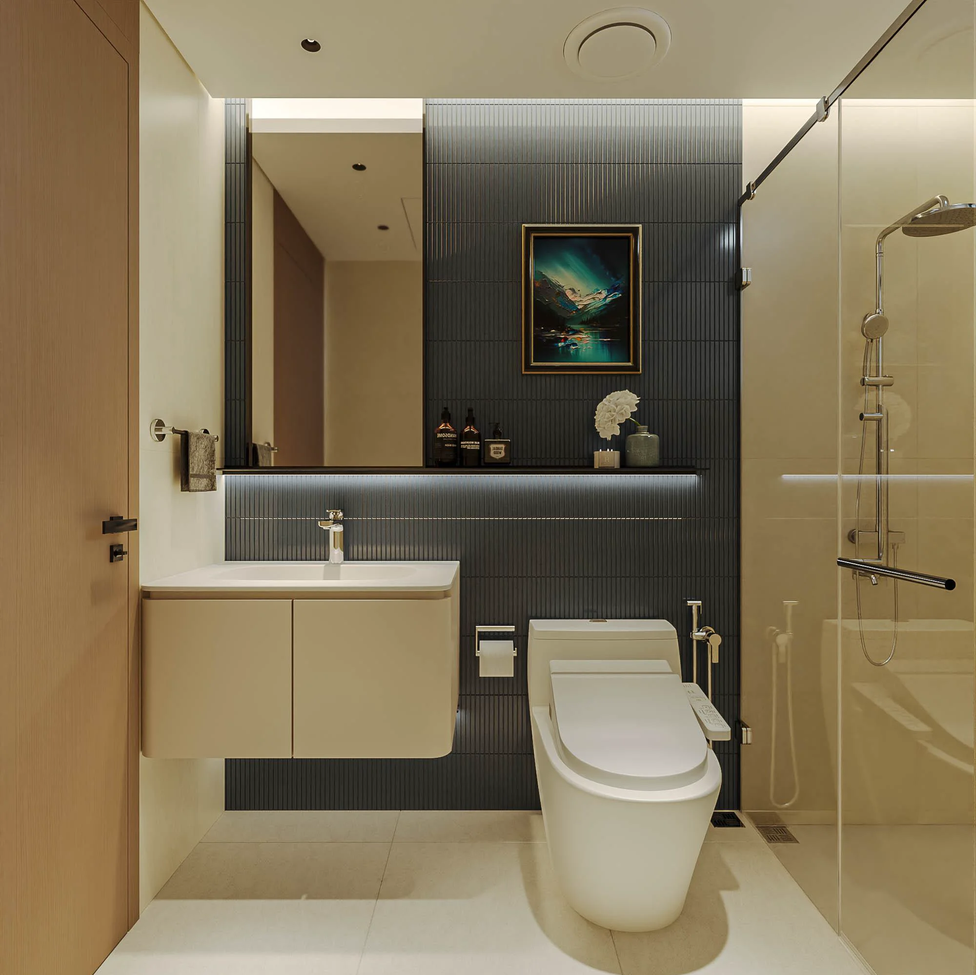 2 Bedroom for Sale at The Meridian project. 2 bedroom type at The Meridian is suitable for a family with size from 70sqm. The apartment has a big living room and an open kitchen. Beside, the apartment is also suitable for rent which bring a stable caashflow for owners