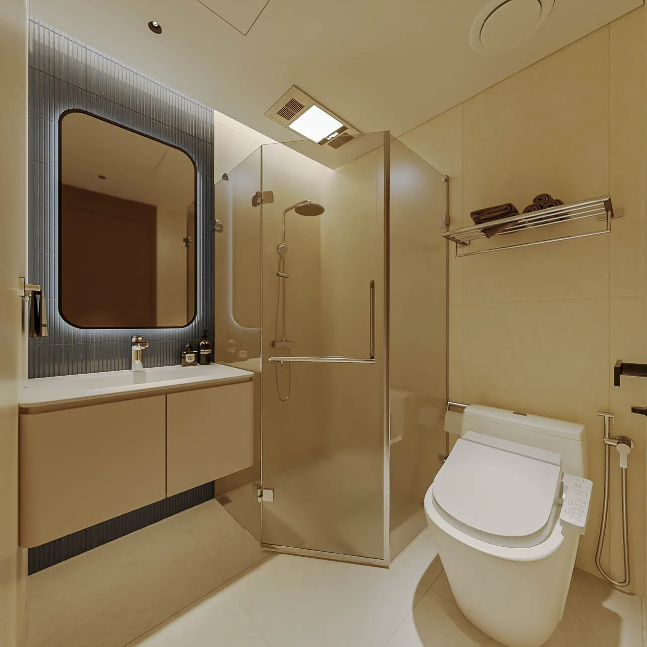 2 Bedroom for Sale at The Meridian project. 2 bedroom type at The Meridian is suitable for a family with size from 70sqm. The apartment has a big living room and an open kitchen. Beside, the apartment is also suitable for rent which bring a stable caashflow for owners