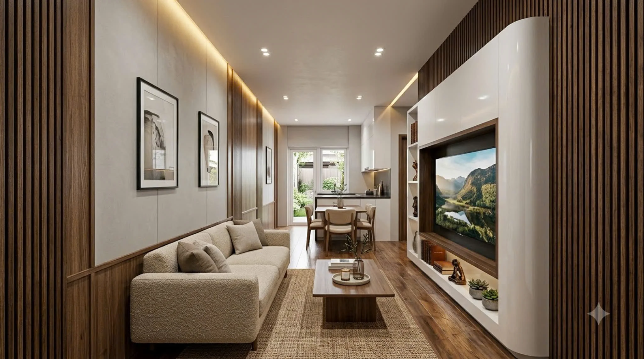 Cho thuê căn hộ 2 phòng ngủ Mường Thanh nội thất mới