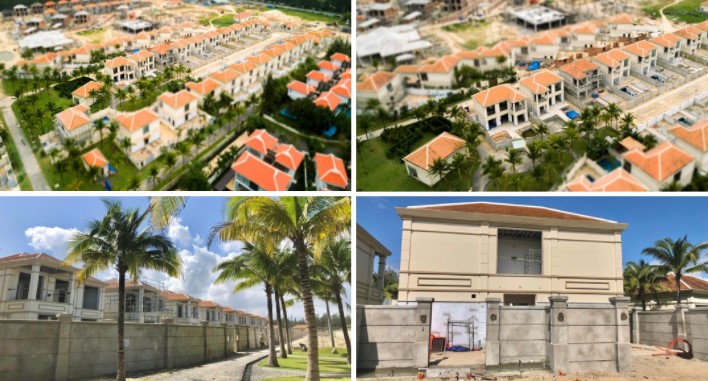 Fusion Resort & Villas Danang Construction Progress - Row B