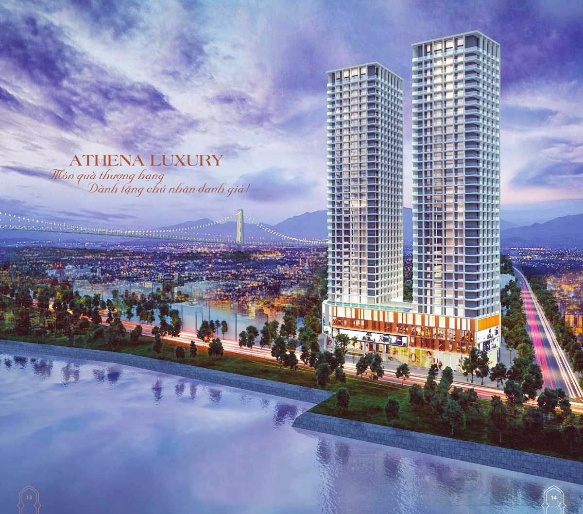 Athena Luxury Danang Riverside Project Overview