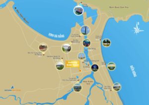 Danang Gold Tower location