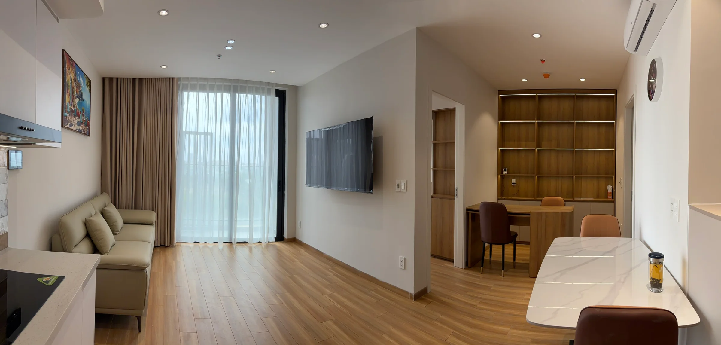 Cho thuê 1PN có không gian làm việc riêng tại Sun Symphony S2A